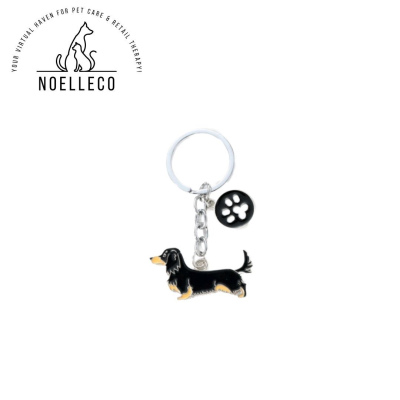 Dachshund keyring