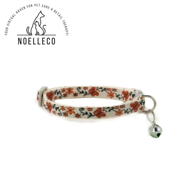 Cat Collar - Khaki Floral