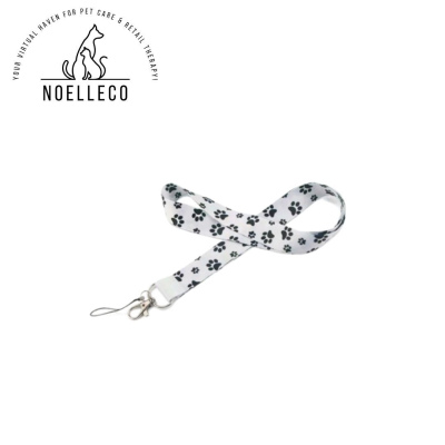 Lanyards with paw prints